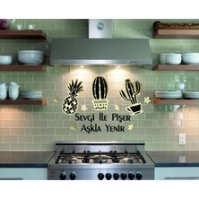 Empressco Kaktüs Ananas Ahşaplı Mutfak Süsü