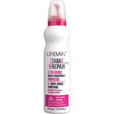 1001 Care Shake N Repair 7/24 Kabaran ve Bukleli Saçlara Özel Saç Bakım Köpüğü, 150 Mililitre, ve