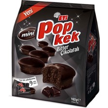 1001 Popkek Mini Bitter Çikolatalı Kek 162 G x 10 Adet