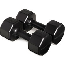 1001 3 kg Dambıl X2 Adet= 6 kg Siyah