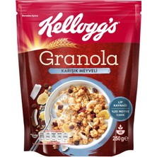 1001 Karışık Meyveli Granola 250 Gr,%42 Yulaf Içerir,lif Kaynağı,%20 Kurutulmuş Meyve