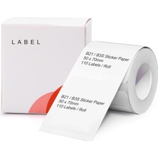 1001 B21/B3S Etiket Bandı, 50 x 70 Mm, Su Geçirmez, Etiketleme Için Yedek, Kendinden Yapışkanlı, 1