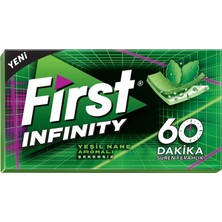 1001 60 Dk Yeşil Nane Aromalı Şekersiz Sakız 27 gr