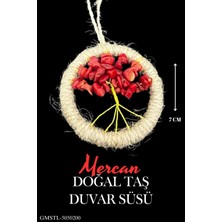 Empressco Sertifikalı Mercan Doğal Taş El Yapımı Duvar Süsü & Araba Süsü & Kapı Süsü