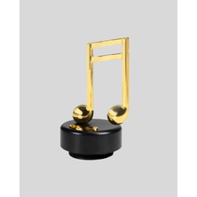 ALK Altın Nota Figürlü Dönen Müzik Kutusu Dekoratif Music Box Yeni Nesil