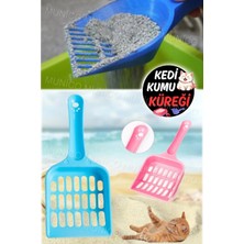 Empressco Plastik Kedi Kumu Kepçesi Evcil Hayvan Bakımı Kum Atık Scooper Kürek Içi Boş Temizleme Aracı