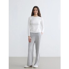 Lc Waikiki Yeni Sezon Beli Lastikli Geniş Paça Kadın Pijama Altı
