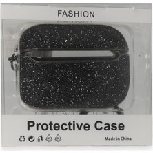 Eco Port Apple Airpods 3 (3.nesil) Spell Simli Kılıf - Siyah