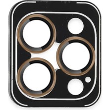 ALK Joko Apple iPhone 16 Pro Max Pvd Metal Kamera Lens - Gold