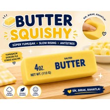 TeknoKapsül Glowa Butter Squishy Stres Oyuncağı Süper Yumuşak Slow Rising Sıkılabilir Antistres Oyuncak