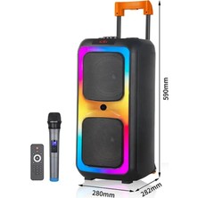 Eco Lounge Taşınabilir Bluetooth Hoparlör - Renkli Işıklı, Suya Dayanıklı ve Çoklu Bağlantı Özellikli