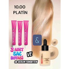 Hbnc Nevacolor 10.00 Platin + Newwell 08 Fondöten Set