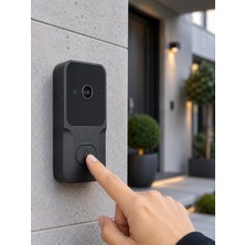Eco Lounge Wi-Fi Bağlantılı Akıllı Kapı Zili  Telefon Kontrollü Hd Güvenlik Sistemi
