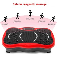 Eco Lounge Titreşimli Egzersiz Plaka Fitness Tüm Vücut Spor Masaj Aleti 50CM Siyah Renk - Ekipman & Aksesuar