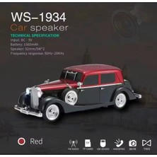 Kırmızı Bluetooth Hoparlör Şarjlı, Fm Radyo, Sd Kart, Usb, Çoklu Bağlantı, 1 Yıl Garantili