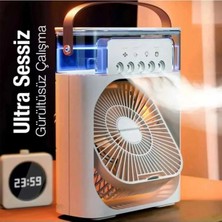 Masaüstü Çok Renkli 600ML 5 Spreyli Işıklı Vantilatör 2 Yıl Garantili - Elektronik