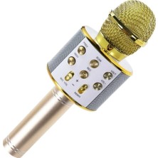Bluetooth Bağlantılı Mavi Karaoke Mikrofon 2 Yıl Garantili - Elektronik - Müzik Sistemleri