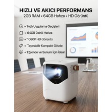 Yüksek Hd Görünümlü Taşınabilir Projeksiyon Cihazı Midastech