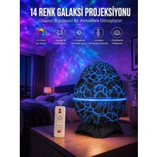 Yumurta Şeklinde Su Dalgalı Bluetooth Speaker Lamba Renkli Şarjlı Yeni Nesil Midastech
