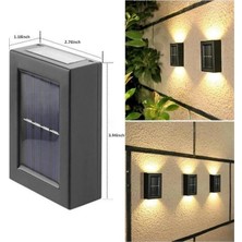 Esranın Dünyası Dekoratif Duvar Lambası Solar Güneş Enerjili Bahçe Aydınlatması