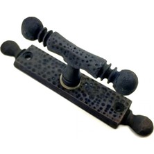 Esranın Dünyası Antika Tarz Dekoratif Pirinç Misket Pencere Kolu - 165X32 Mm, Oksit