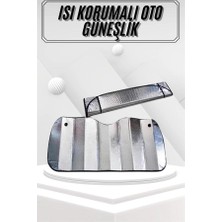 Esranın Dünyası Güneşlik Koruyucu Perde Metalize Oto Araç Araba Güneşliği Ön Cam Güneşliği