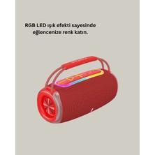 Esranın Dünyası Suya Dayanıklı 20W Rgb Hoparlör Bluetooth, Usb, Sd Kart ve Aux Girişli