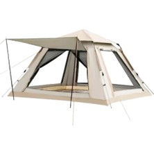 Esranın Dünyası Güneşlikli Kamp Çadırı 240X240X160 cm 6 Kişilik Kolay Kurulum Outdoor