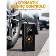 Epilons Otomatik Duran Dijital Hava Pompası Kompakt ve Taşınabilir Tasarım Yeni Nesil