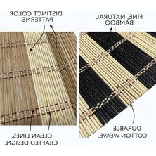 Esranın Dünyası Doğal Bambu Servis Matı, Kaymaz Altlık ve Isı Koruma Özelliği ile
