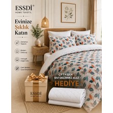 Essdi Home Tekstil Çift Kişilik Nevresim Takımı Çok Renkli