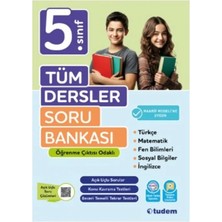 TeknoKapsül Tudem Yayınları 5. Sınıf Tüm Dersler Soru Bankası