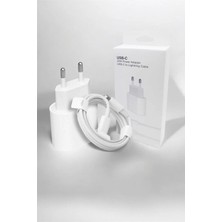 iPhone 14 13 12 11 Serisi Uyumlu 20W Hızlı Şarj Adaptör + Lightning Kablo
