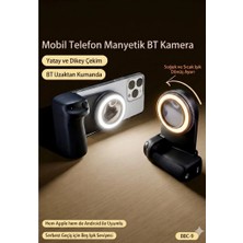 Esranın Dünyası Bluetooth Manyetik Telefon Yapıştırma Kavrama Halka Dolgu Işığı Ile Magsafe Selfie Klips
