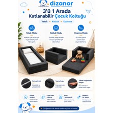 Dizanor Cozygo Katlanabilir Çocuk Koltuğu ve Yatağı 3’ü 1 Arada Antislip Tabanlı Taşınabilir Oyun Alanı