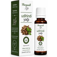 Organik Life Udi Hindi Yağı 20 ml - Cilt Yenileyici & Leke Karşıtı Bakım Yağı