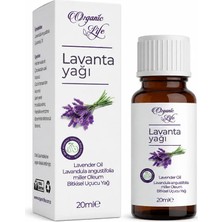 Organik Life Lavanta Yağı 20 ml | %100 Saf Doğal Uçucu Yağ