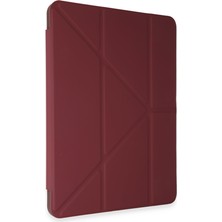 Fırsatkolik Pad V9 Kılıf Kalemlikli Mars Tablet Kılıfı - Mürdüm