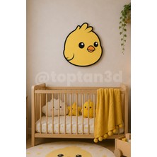 Toptan3D Kartal Duvar Süsü, Çocuk Odası Duvar Dekoru, Yapışkanlı Bebek Odası Süsleri, Sevimli Dostlar (15 Cm)