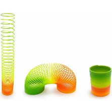 Fırsatkolik Mey Ithalat® Rainbow Gökkuşağı Stres Yayı - Kutulu Küçük Boy Plastik Slinky Oyuncak