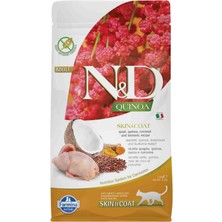 N&d Quinoa Skin & Coat Tahılsız Tüy Bakım Bıldırcın Yetişkin Kedi Maması 1,5 kg