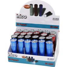 Nevamel® Mini El Feneri - Pilli - 9 Ledli