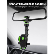 Nevamel® Dikiz Aynasına ve Koltuk Başlığına Uyumlu Telefon Tutucu Yeni Nesil