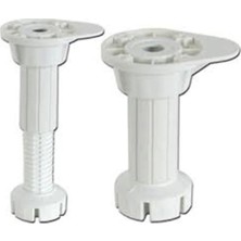 Empressco (10 Adet) Ayarlanabilir Plastik Baza Ayağı 10-15 Cm, Çok Amaçlı Dolap Ayağı