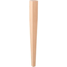 Empressco Torna Ahşap Ayak Sehpa Masa Dresuar Ayağı Desenli Torna Ayak 5X5X35 cm
