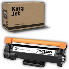 Kingjet Brother Uyumlu TN-2550XL Yüksek Kapasiteli (Tekli) Muadil Toner