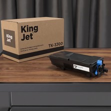 Kingjet Kyocera Uyumlu TK-3300 Standart Kapasiteli (Tekli) Çipli Muadil Toner