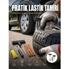 Nevamel® Otomobil Motosiklet Bisiklet Için Güvenli Lastik Tamir Kiti
