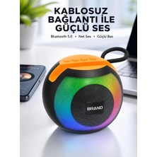 Nevamel® Rgb Işıklı Taşınabilir Kablosuz Bluetooth Hoparlör Yeni Nesil