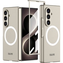 Voyo Samsung Galaxy Z Fold 8 Ultra Kılıf Mg-Safe Şarj Uyumlu Kapak Çift Parça Koruyucu